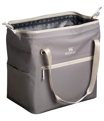 Stanley All Day Julienne Max cooler bag shows detachable shoulder strap for hands-free transport