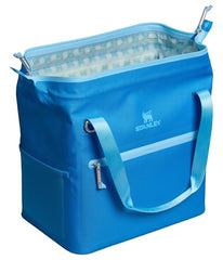 STANLEY All Day Julienne Midi Soft Cooler Azure side with strap, portable for picnics and city outings