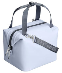 Stanley All Day Julienne Mini Cooler close-up of leak-resistant liner keeps contents tidy on the go.