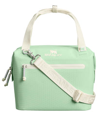 Stanley All Day Julienne Mini Cooler top view highlights compact 10-can capacity for outings