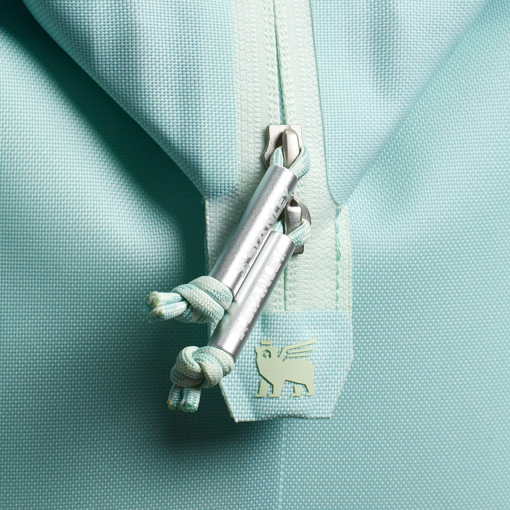 STANLEY All Day Julienne Mini Cooler seafoam leak-resistant liner supports spill-safe transport.