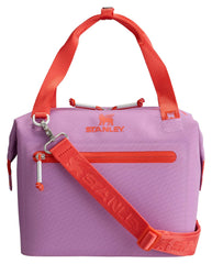 STANLEY All Day Julienne Mini Soft Cooler lilac side view for day trips with chilled drinks