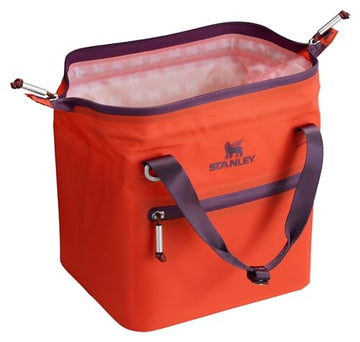 STANLEY All Day Julienne mini soft cooler open hinged top for fast packing.