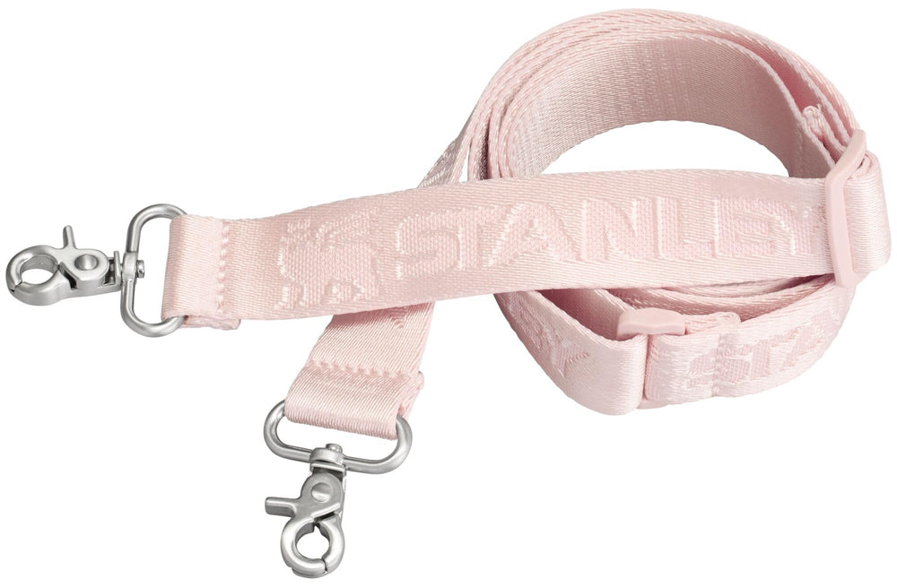 Stanley All Day Julienne Mini Cooler Rose Quartz detachable strap enables shoulder carry.