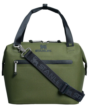 STANLEY All Day Julienne Mini Soft Cooler top view highlights compact 10-can capacity for outings