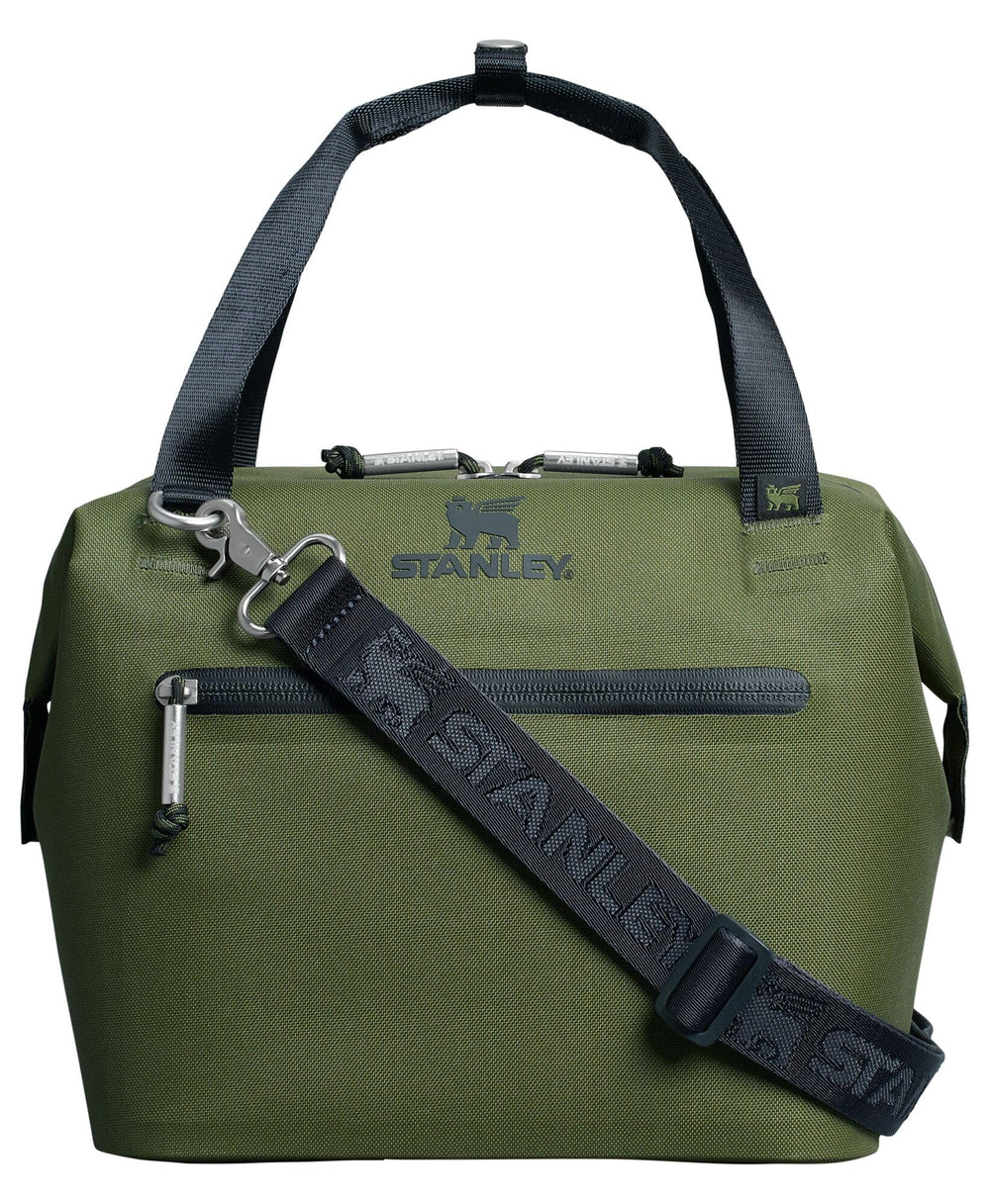 STANLEY All Day Julienne Mini Soft Cooler top view highlights compact 10-can capacity for outings