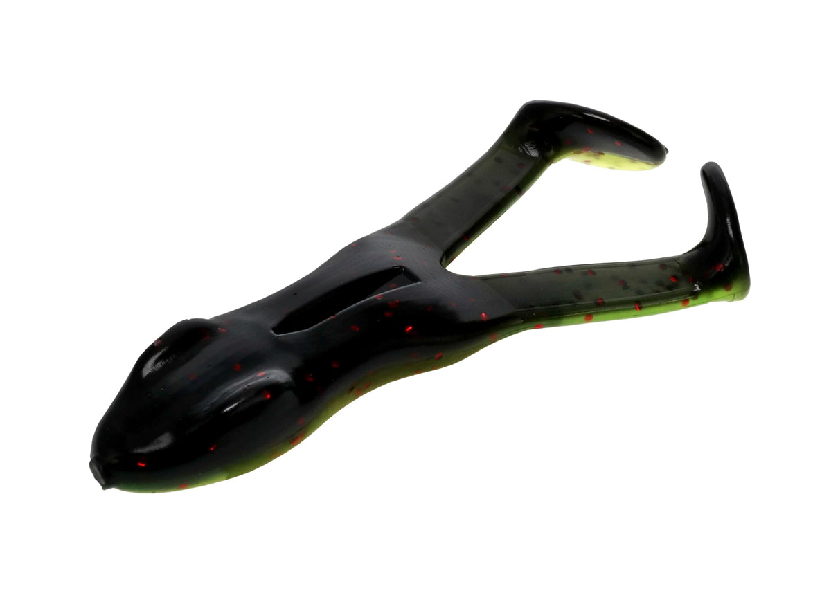 Stanley Baby Ribbit Frog Catalpa lure showcasing weedless topwater action for bass