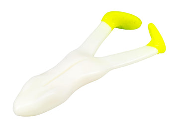 Stanley SRFH-800 Ribbit Hot Feet lure in White/Chart — front view