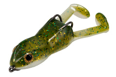 Stanley Tigs Ribbit Top Toad rigged Baby Bass lure for topwater bass strikes.