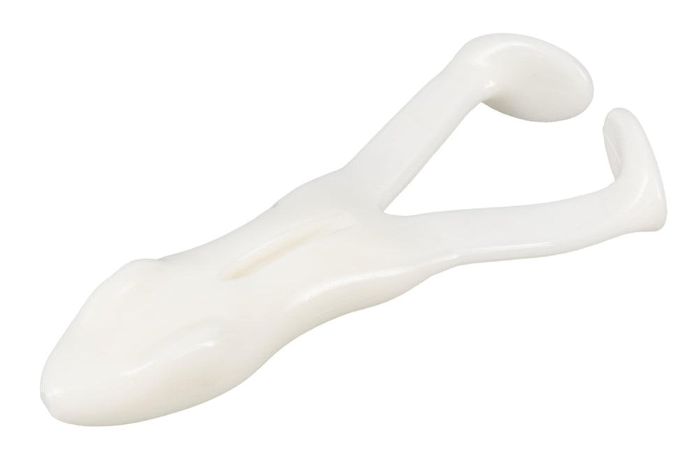 Stanley tigs SRF-100 Baby Ribbit Frog in white, topwater lure ideal for weedless bass fishing