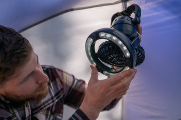 Stansport 450 lantern with fan portable design for trips
