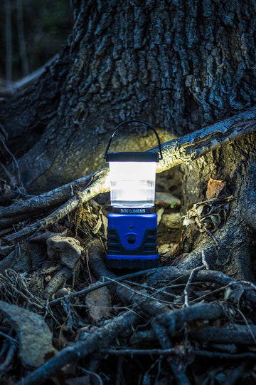 Stansport 500 Lumen Lantern globe-on-high mode for bright task lighting