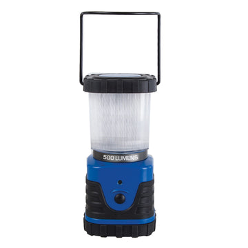 Stansport 500 Lumen Lantern hanging-strap view for overhead tent lighting