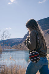 Stansport canteen with adjustable shoulder strap for hands-free hiking