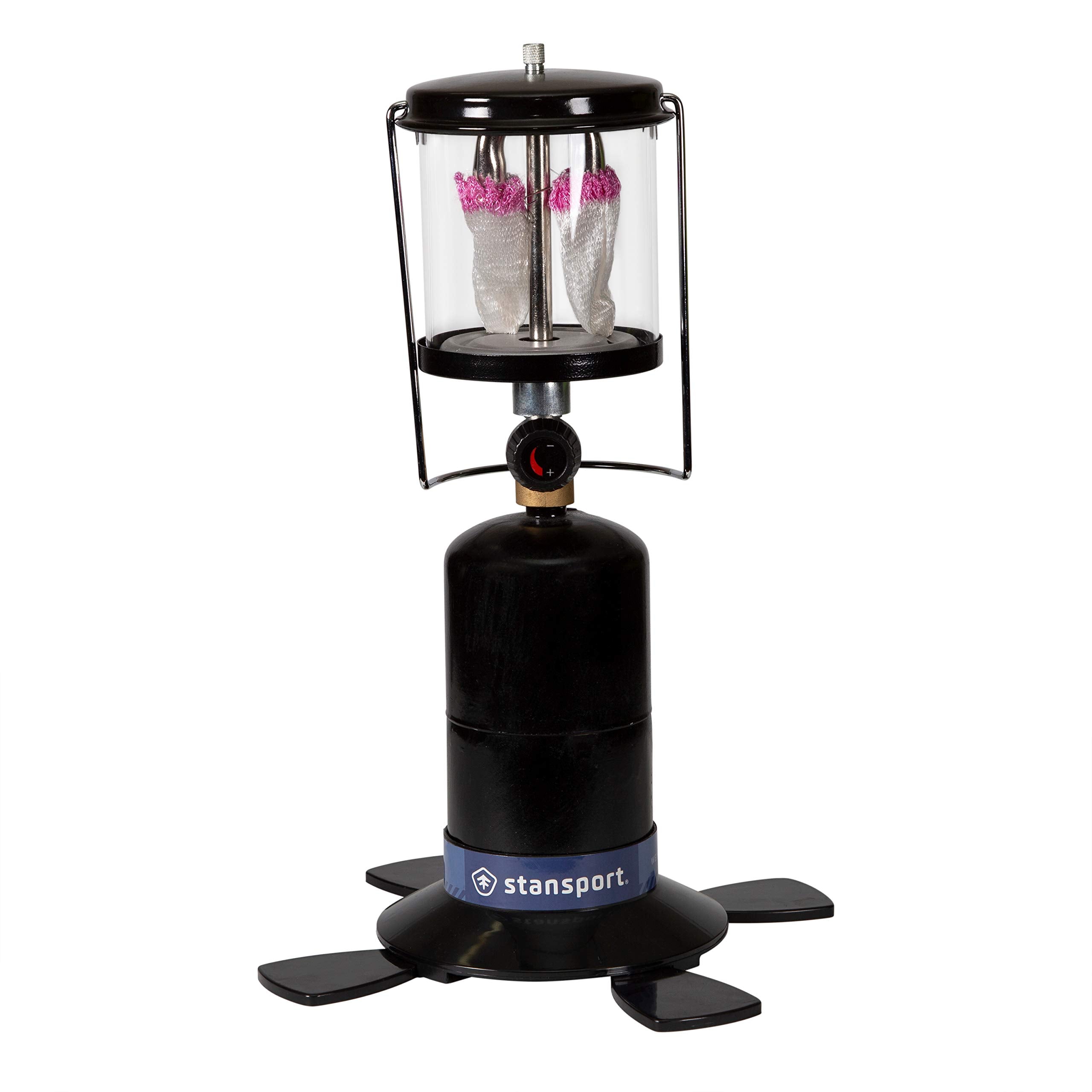 Stansport heat-resistant glass lantern globe protects mantles