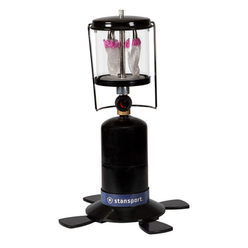 Stansport heat-resistant glass lantern globe protects mantles