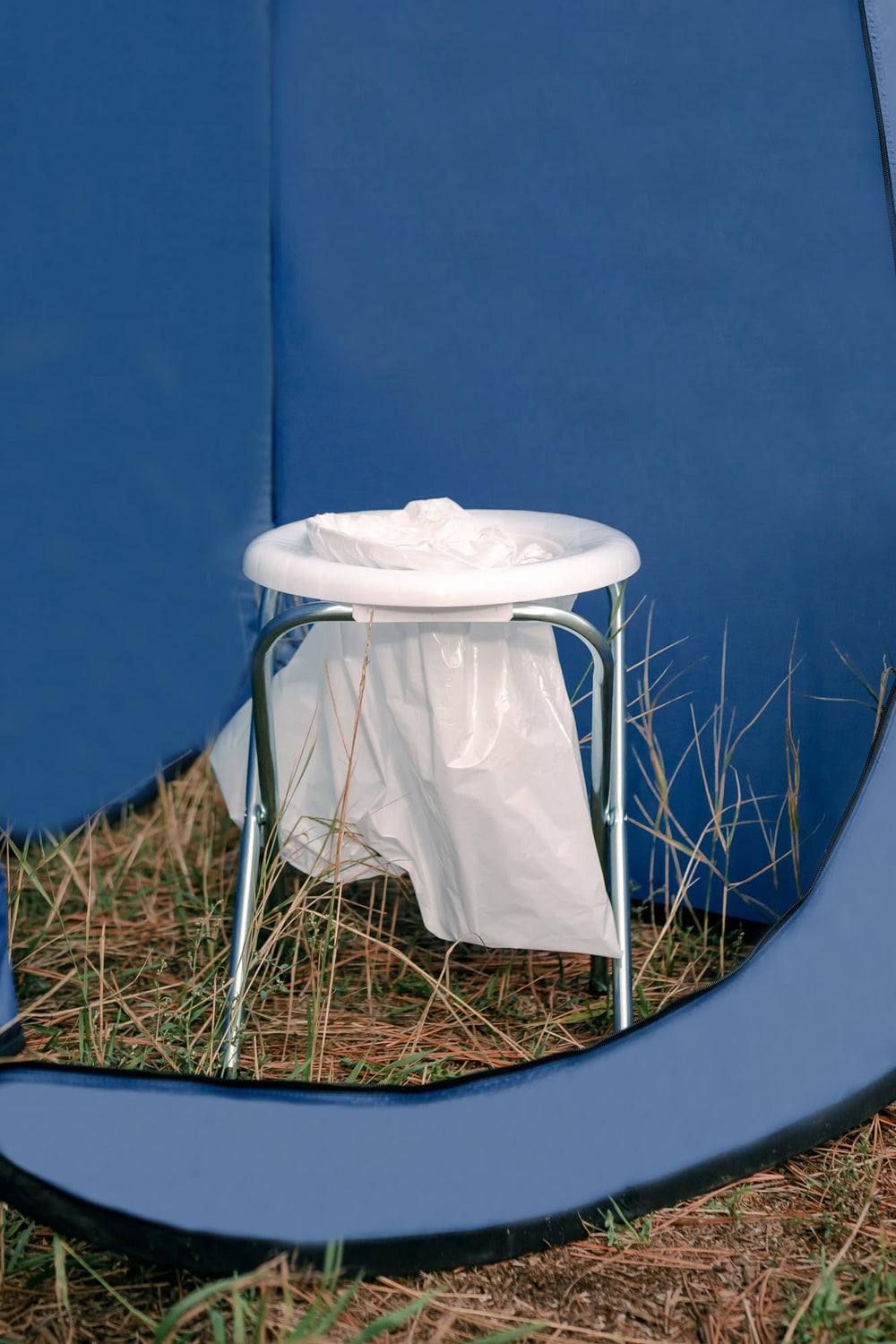 Stansport portable toilet in use during camping, boating, or RV trips