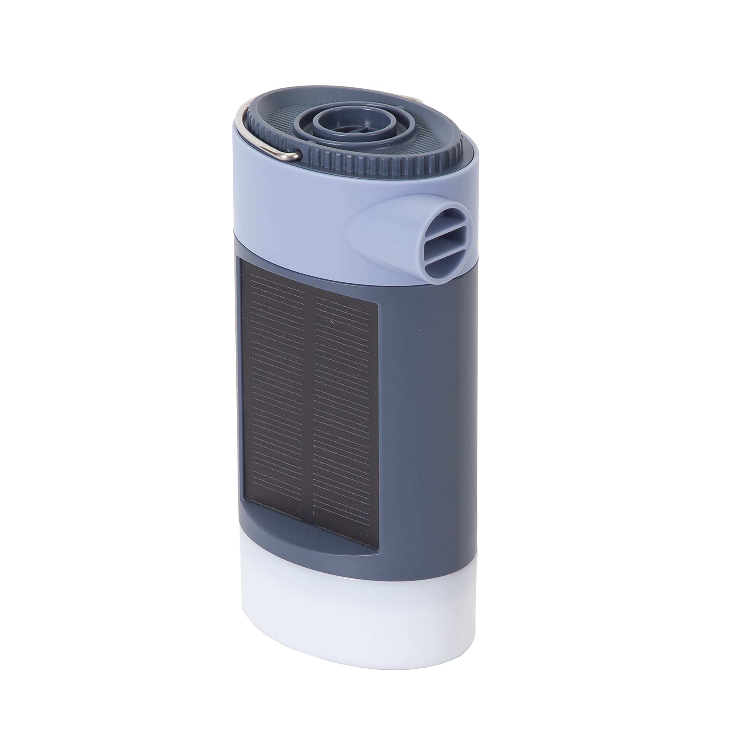 Stansport solar lantern pump 5-nozzle-adapters enable versatile inflation for mattresses.