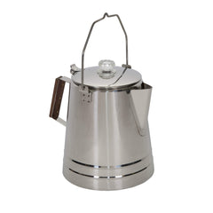 Stansport stainless steel percolator 28-cup capacity for large gatherings.
