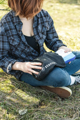 Stansport Stuff Bag small with square bottom enables efficient packing.
