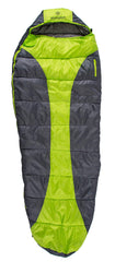 Stansport Trekker sleeping bag open green-charcoal with roomy interior for camping