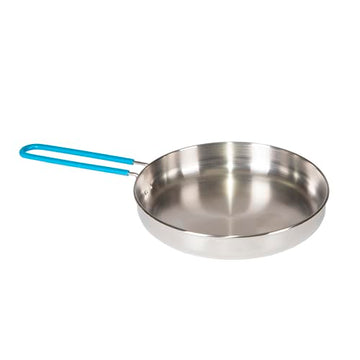 Stansport outdoor camp setup with the cook set in use
