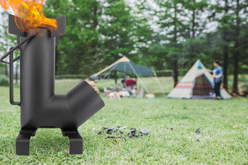 StarBlue Camping Rocket Stove with carrying bag for easy transport
