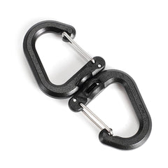 STBQHG compact rotating carabiner attached to keys for easy reach