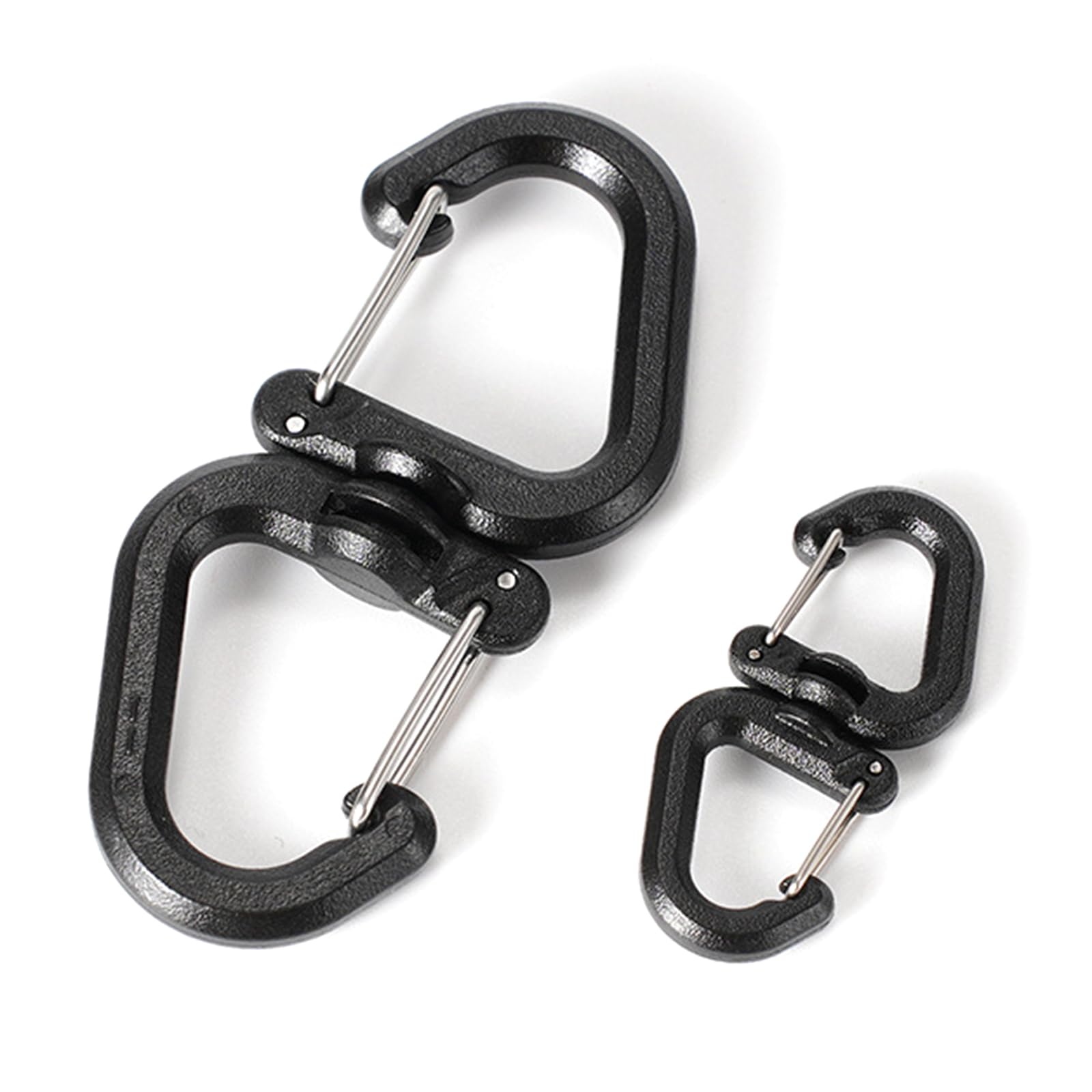 STBQHG S-hook design keeps items firmly fastened during activities