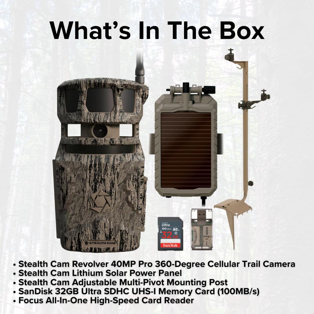 Stealth Cam 32GB Ultra SDHC Memory Card provides ample storage for bursts