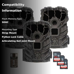 Stealth Cam Browtine 32GB Ultra SDHC memory card for high-quality photos and videos.