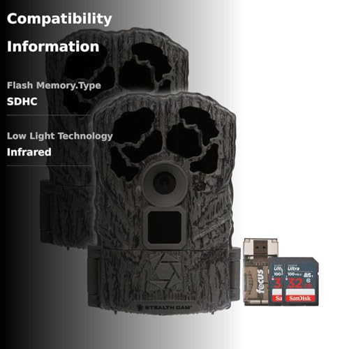 Stealth Cam Browtine infrared range captures activity up to 60 feet at night.