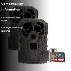 Stealth Cam Browtine infrared range captures activity up to 60 feet at night.