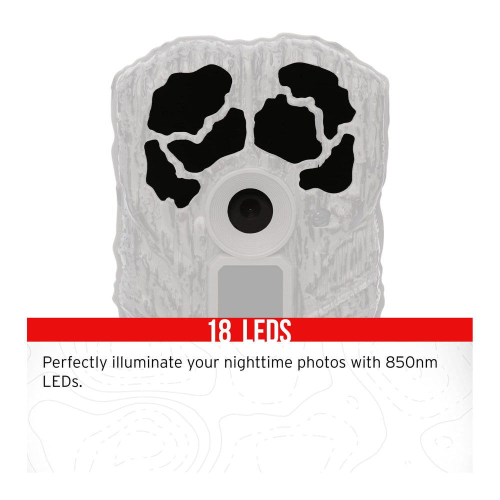 Stealth Cam Browtine 0.7-second trigger speed for fast wildlife snaps.