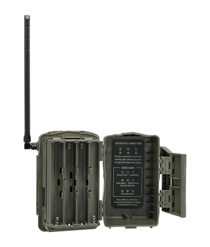 Stealth Cam Connect Max 2.0 MO Bottomland camo conceals in the environment.
