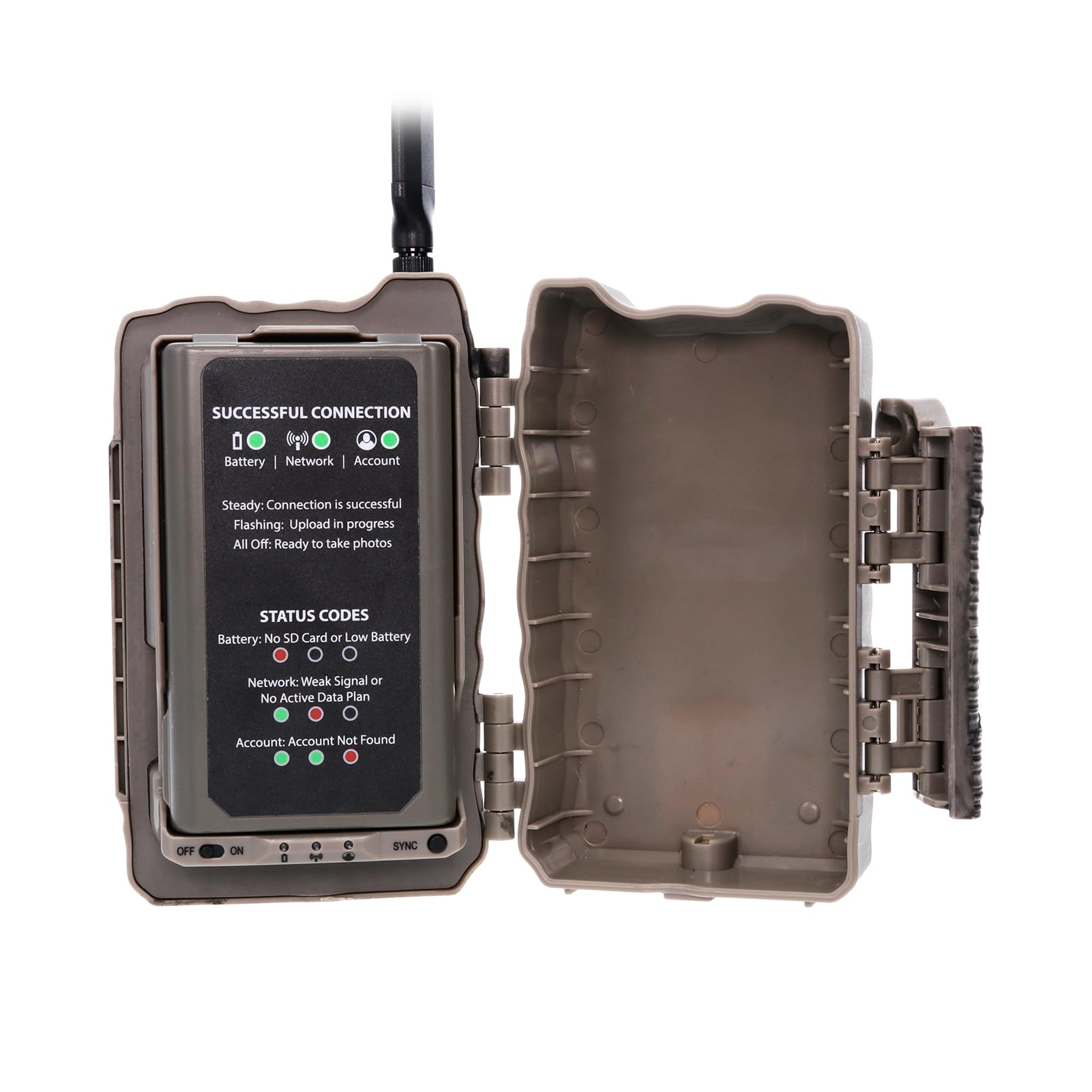 Stealth Cam Deceptor Max 16-battery power extends field sessions.