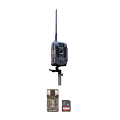 Stealth Cam Deceptor MAX 2.0 front view in brown for wildlife surveillance.