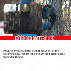 Stealth Cam Flashback 40MP app transmission shows instant photo delivery to phone.