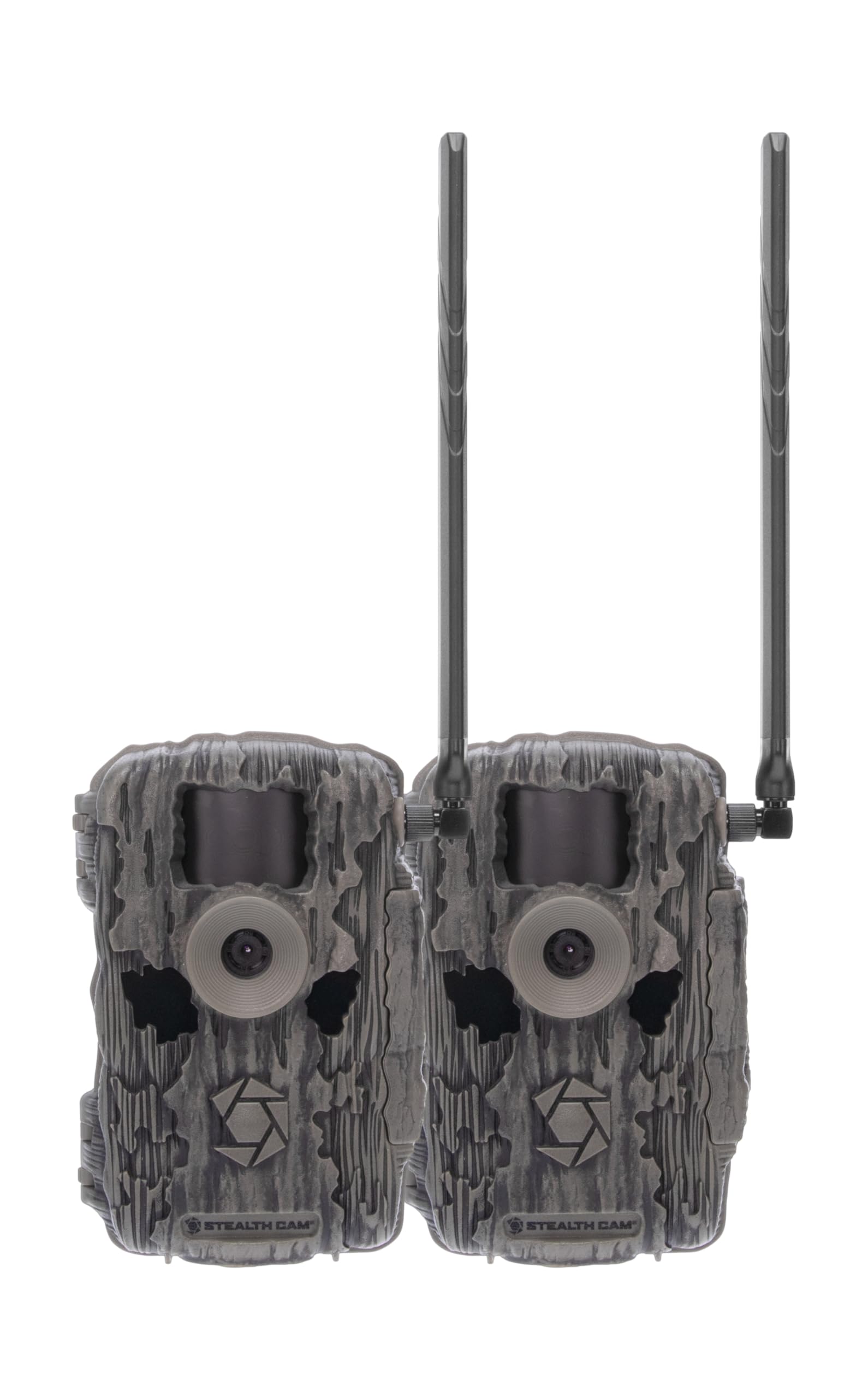 Stealth Cam Fusion X-Pro 2-Pack Command Pro App interface on phone.