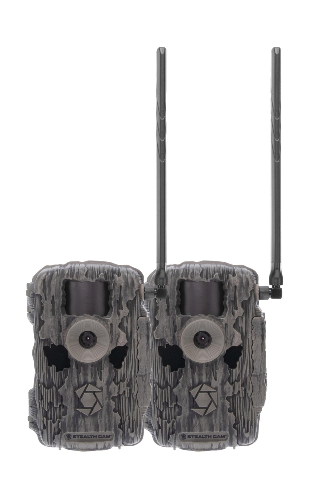 Stealth Cam Fusion X-Pro 2-Pack Command Pro App interface on phone.