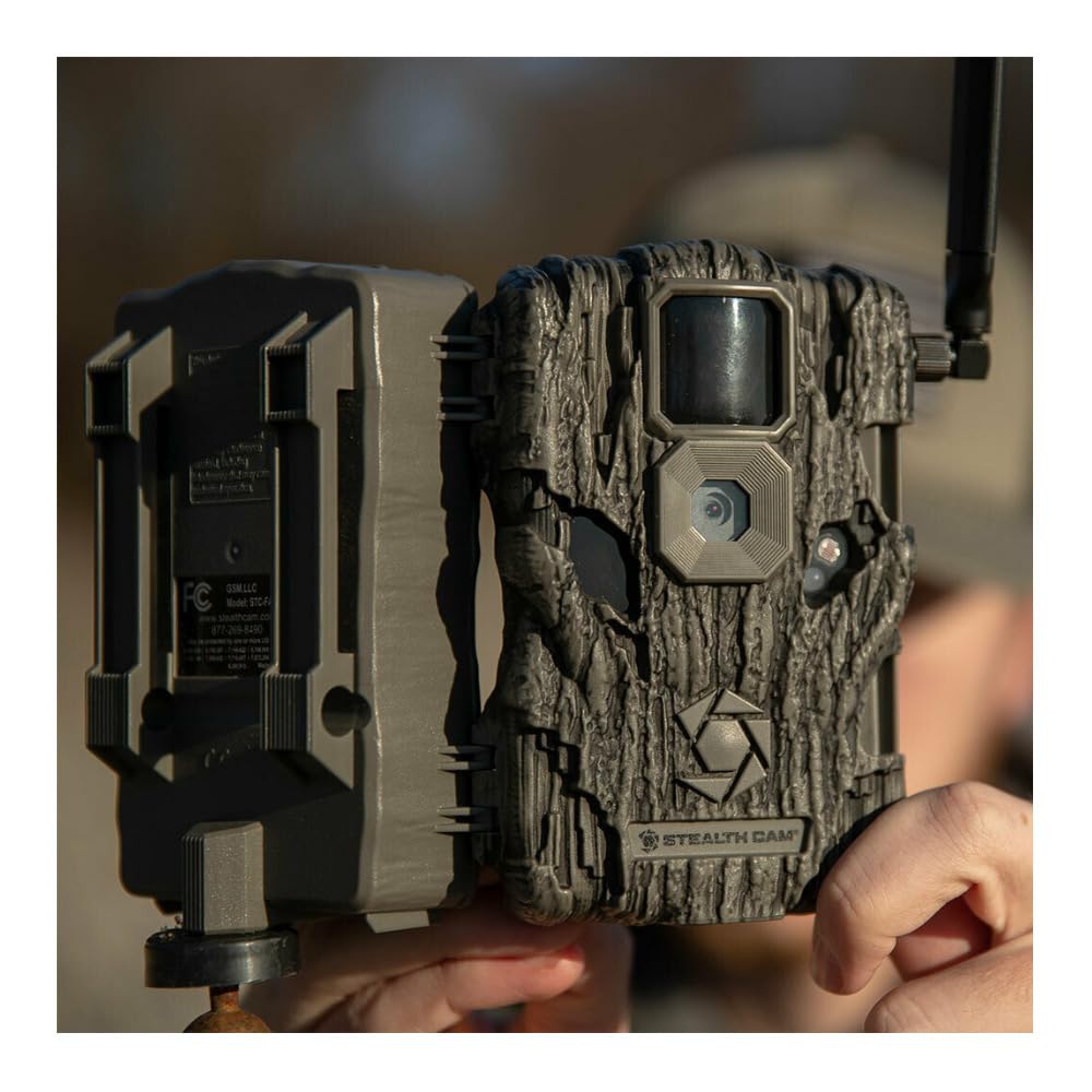 Stealth Cam Fusion X 0.4s trigger in action captures wildlife sharply up to 80 feet.
