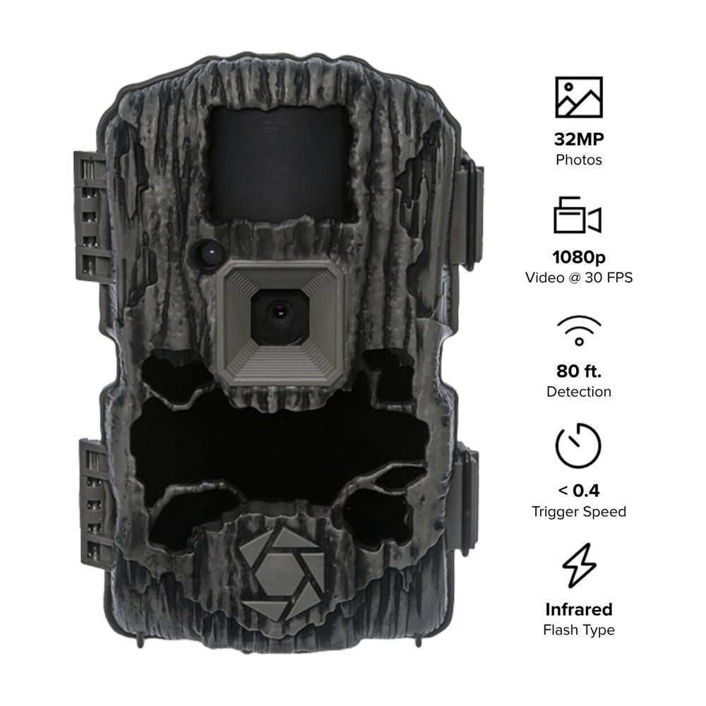 Stealth Cam GMAX32 burst mode demonstrates rapid multi-shot sequences.