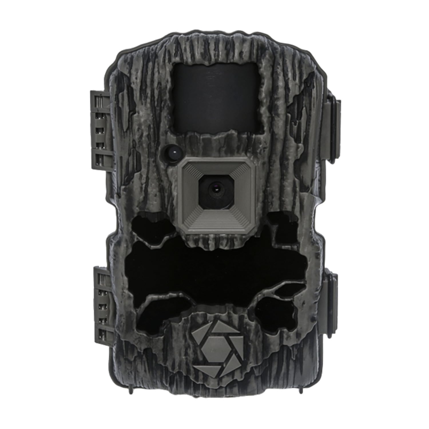 Stealth Cam GMAX32 side view highlights rugged, field-ready housing.