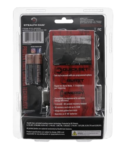 Bundled accessory kit for Stealth Cam QS20 Combo (batteries and 16GB SD)