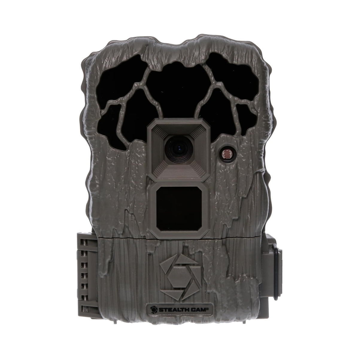 Stealth Cam QS20 front view shows compact form for covert scouting