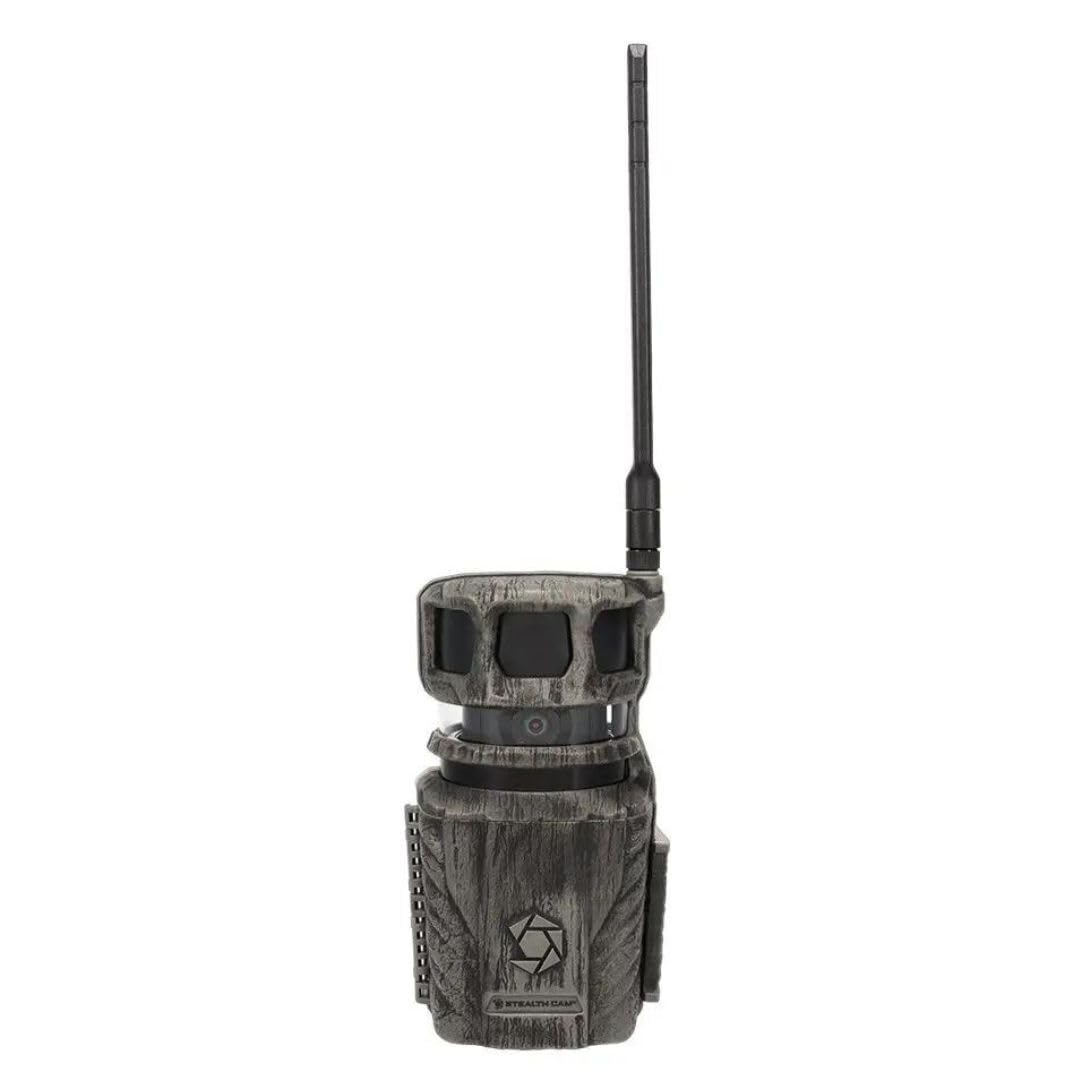 Stealth Cam Revolver 360-degree coverage panorama provides full area visibility day and night.