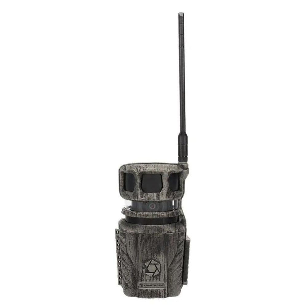 Stealth Cam Revolver 360-degree coverage panorama provides full area visibility day and night.