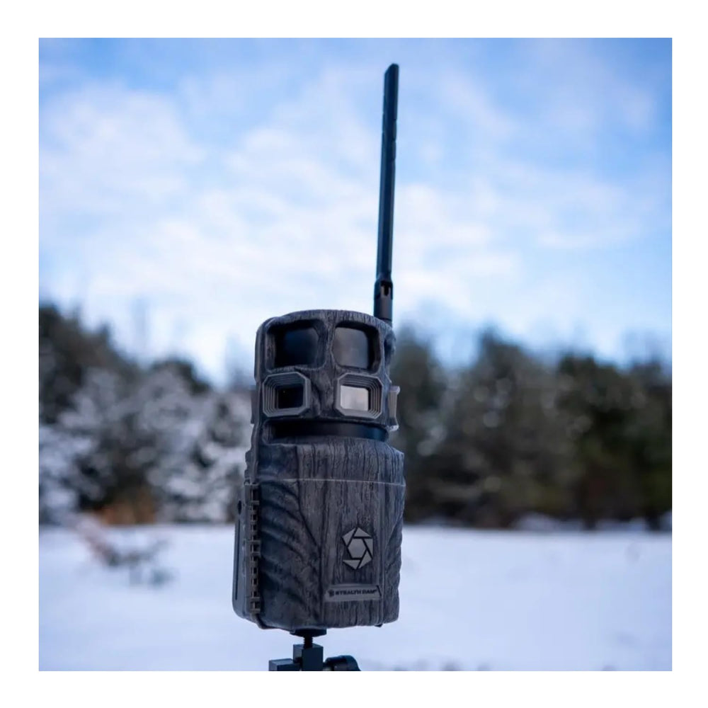 Stealth Cam Revolver Pro 2.0 with 0.4s trigger captures quick action.