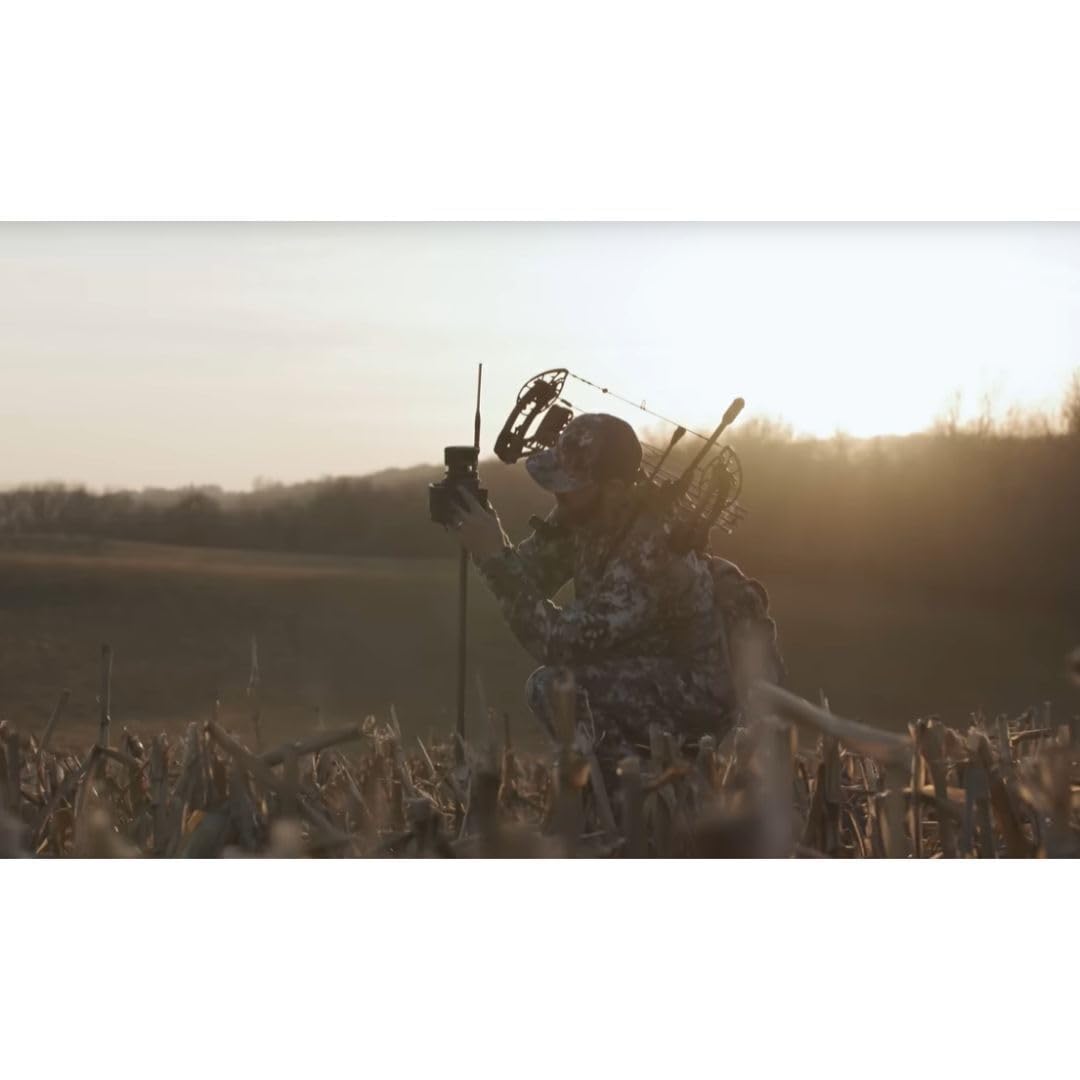 Stealth Cam Revolver silent pivot motor enables multiple photos per trigger.