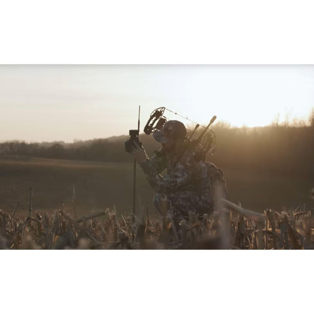 Stealth Cam Revolver silent pivot motor enables multiple photos per trigger.